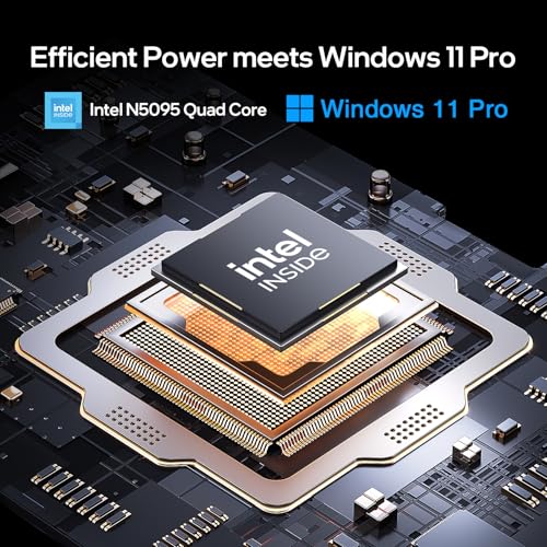 15.6-inch Windows 11 Laptop, 16GB RAM, 512GB SSD, FHD IPS Display Laptop Computer, Intel N5095 Quad Core, 2.4/5G WiFi, BT4.2 Backlit and Fingerprint