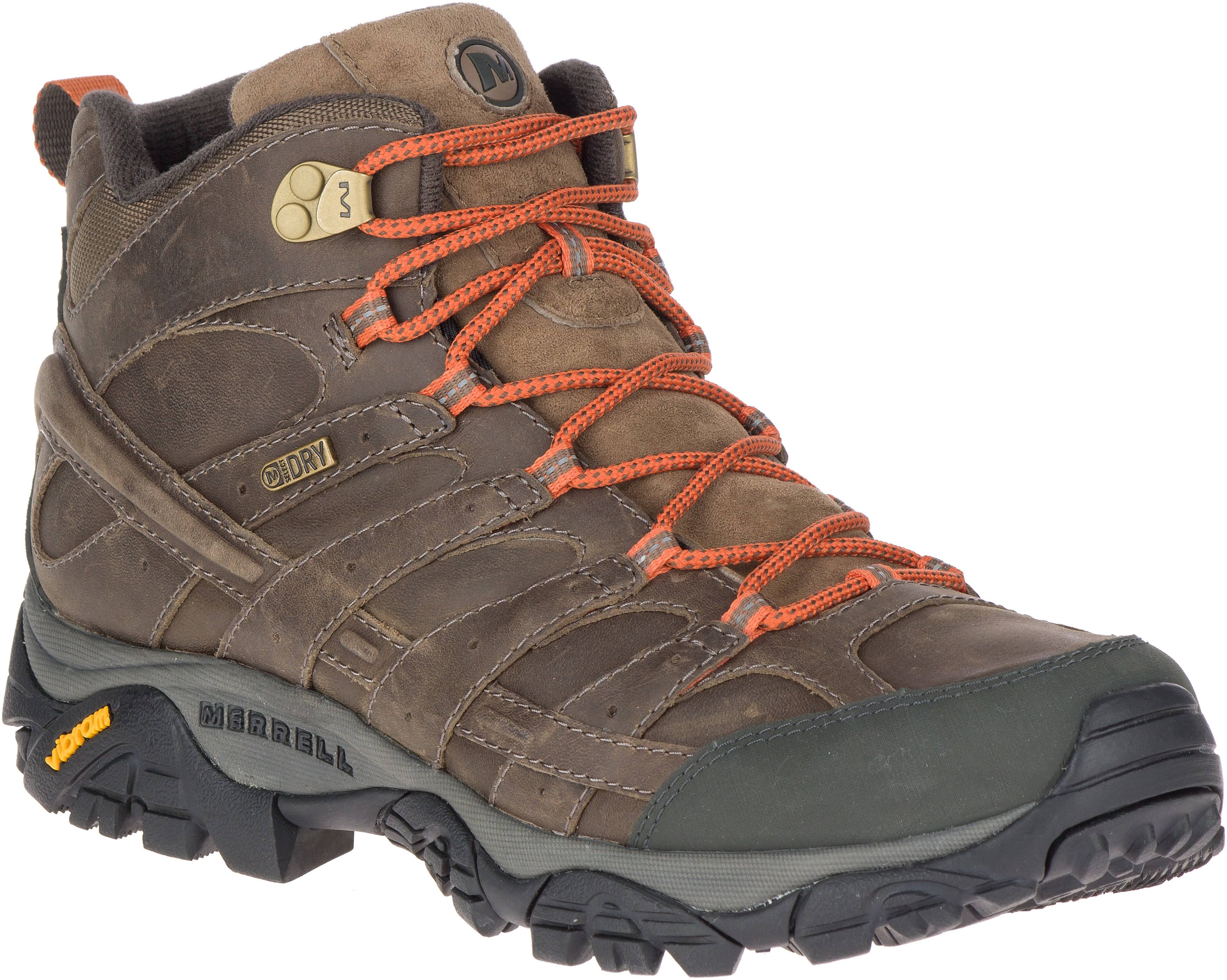 Merrell Moab 2 Prime Mid Waterproof Men&s Canteen / 7.5 / Wide