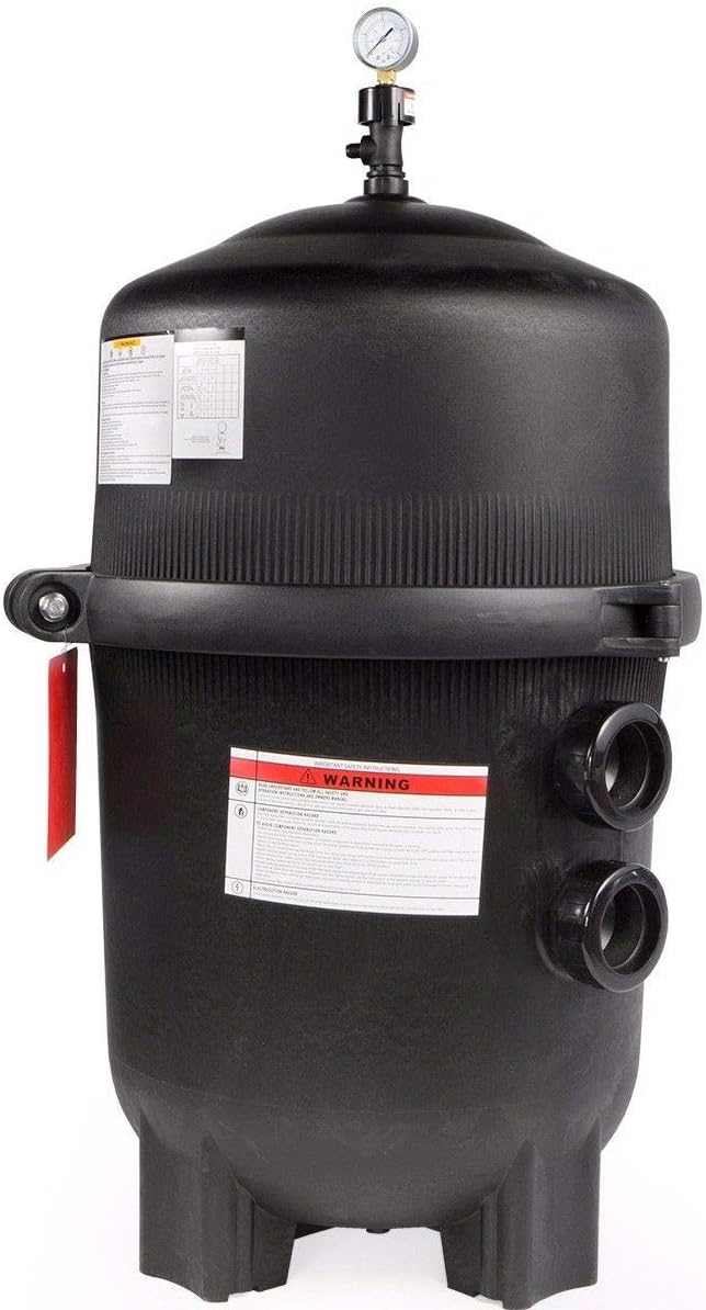 XtremepowerUS Pro-Series Pool Cartridge Filter In-Ground Swimming Pool and Spa Pool Filter System w/ 4 Filter 425 sq ft Inground