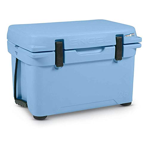 ENGEL 25 High Performance 5.28 Gallon 24 Can High Performance Durable Rotationally Molded Ice Cooler for Camping, Hunting, and Fishing
