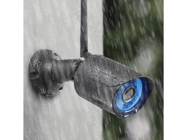 Geeni - Hawk Indoor/Outdoor Wi-Fi Wireless Network Surveillance Camera - Black
