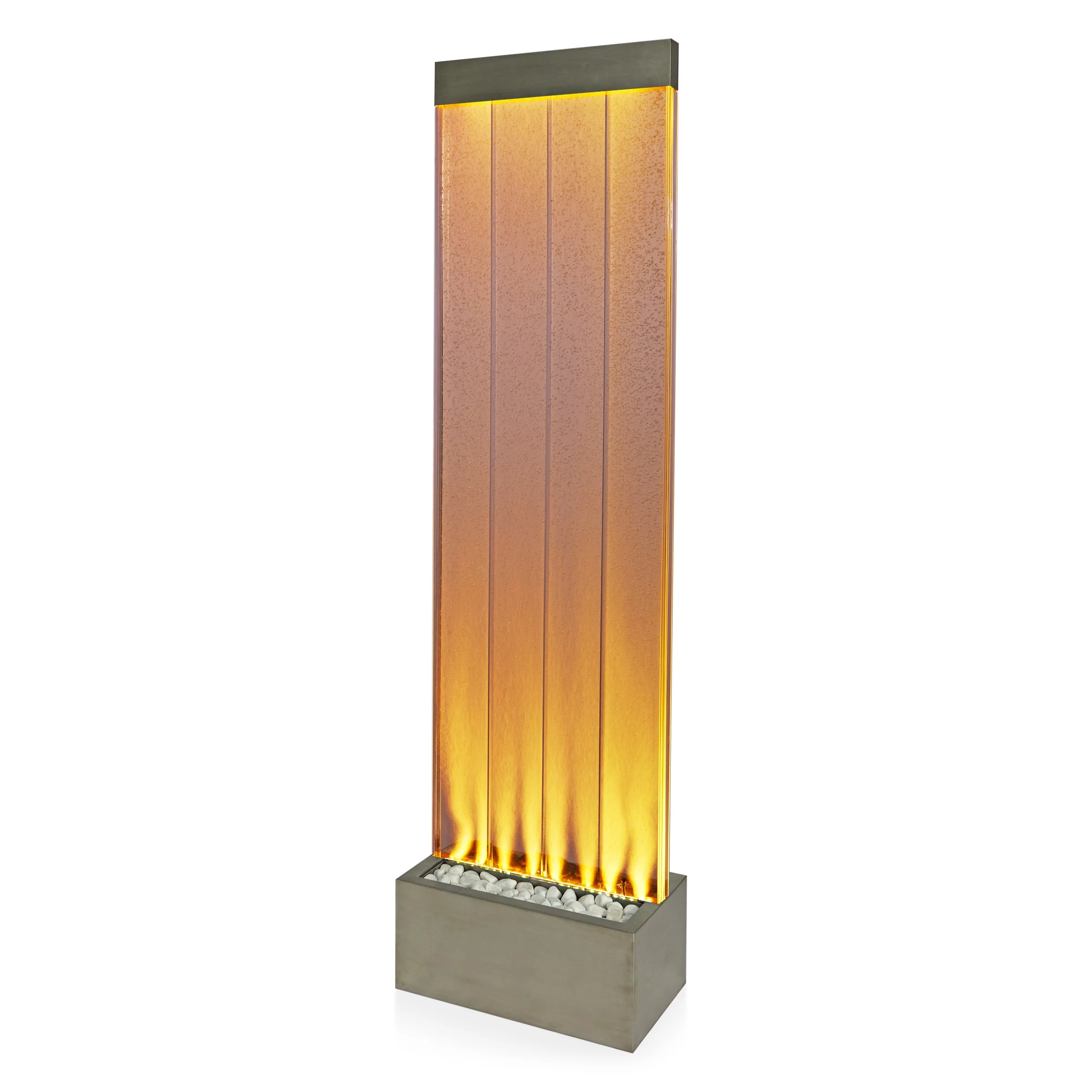 Alpine Corporation 72"H Indoor Acrylic Bubble Wall Corded Electric Fountain - Curated Treasures Market