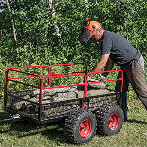 YUTRAX® HC1750 Trailer, Heavy-Duty Trailer, 1750 lb. Load Capacity, Heavy-Duty Steel Construction, Haul 28 Cub Feet, Minimal Assembly