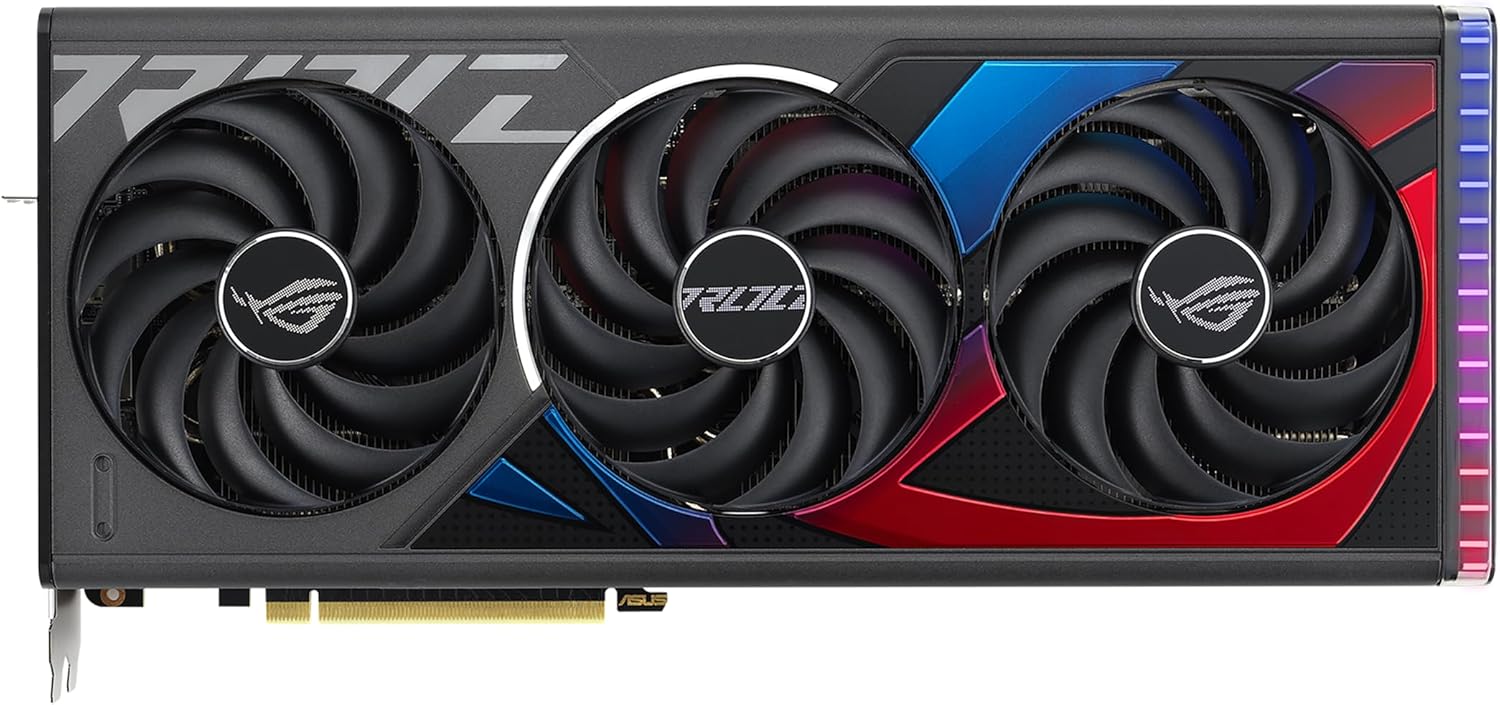 ASUS ROG Strix GeForce RTX™ 4070 Ti SUPER Gaming Graphics Card (PCIe 4.0, 16GB GDDR6X, DLSS 3, HDMI 2.1a, DisplayPort 1.4a, Massive vented backplate