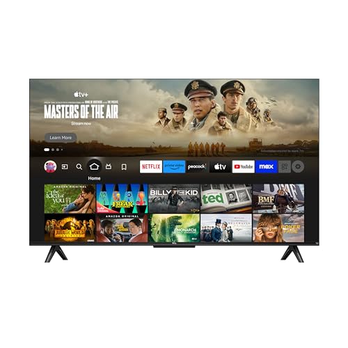 TCL 55-Inch Class S5 UHD 4K LED Smart TV with Fire TV (55S551F, 2024 Model), Dolby Vision, HDR PRO+, Dolby Atmos, Alexa Built-in with Voice Remote