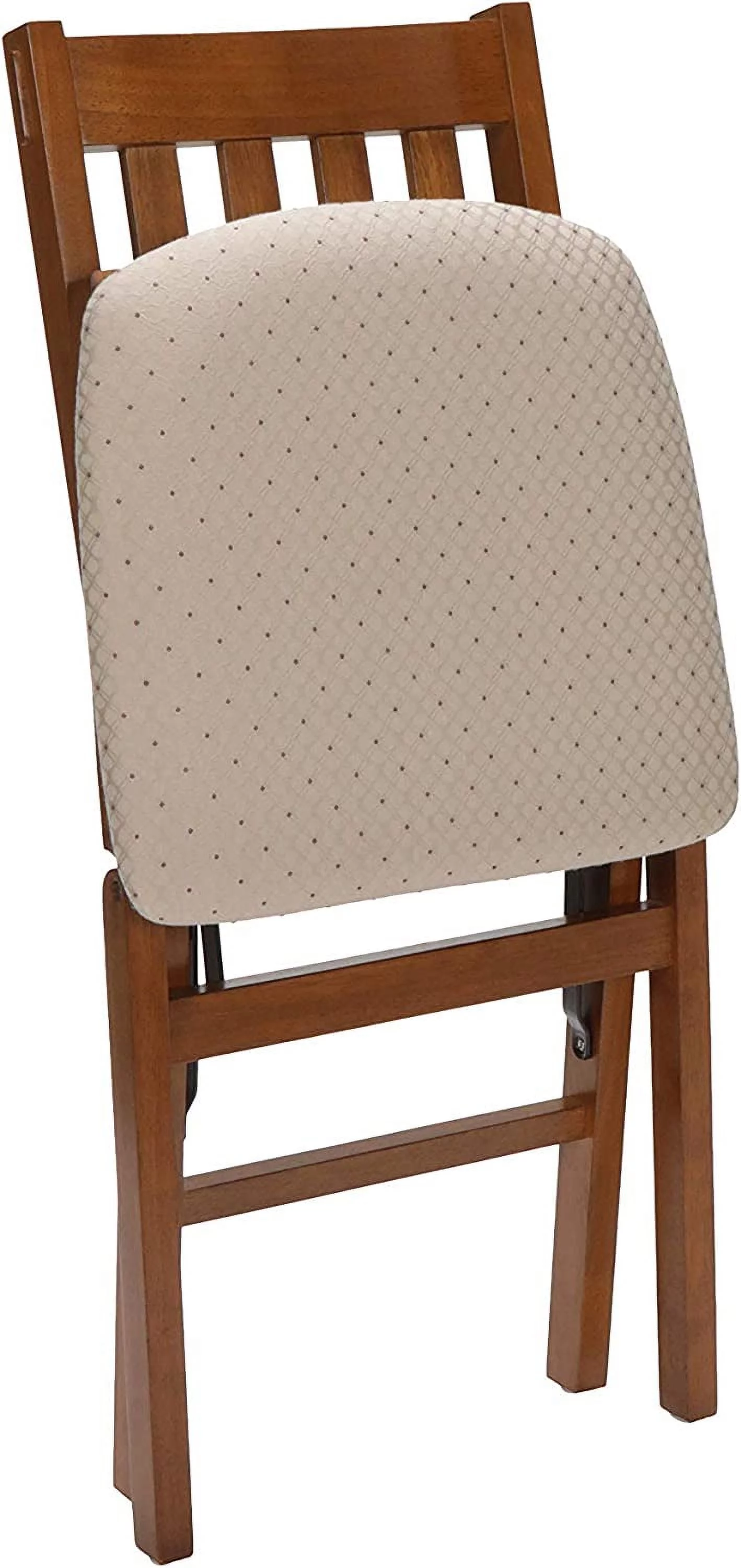 LIHONG STAKMORE Arts and Craft Folding Chair Fruitwood Finish, (Set of 2) , 22.5 in x 17 in x 35.5 in