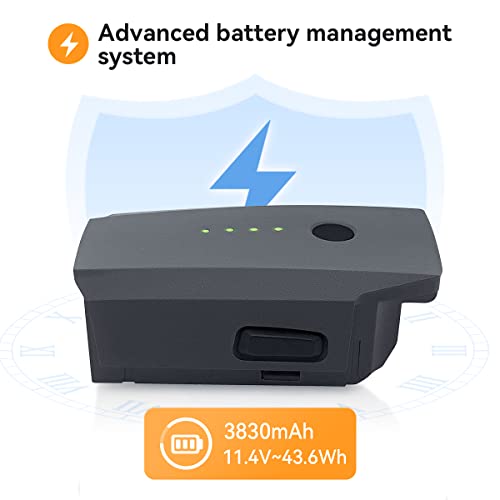 KUWATA Replacement for DJI Mavic Pro Battery, 2-Pack, 3830mAh, Compatible with DJI Mavic Pro & Mavic Pro Platinum, Camera Drone Extended Battery