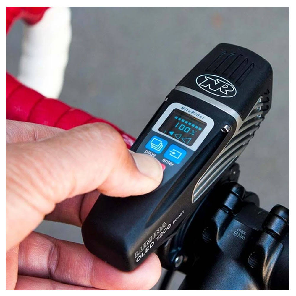 NiteRider Lumina OLED 1200 Boost / Solas 250 Combo