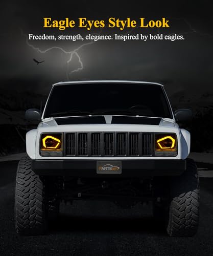 Partsam 2025 H6054 LED Headlights 7x6 5x7 Headlamp Hi/Low Sealed Beam Lights [DOT] [Start & End Animation] [Anti-glare] [DRL] [Sequential Turn