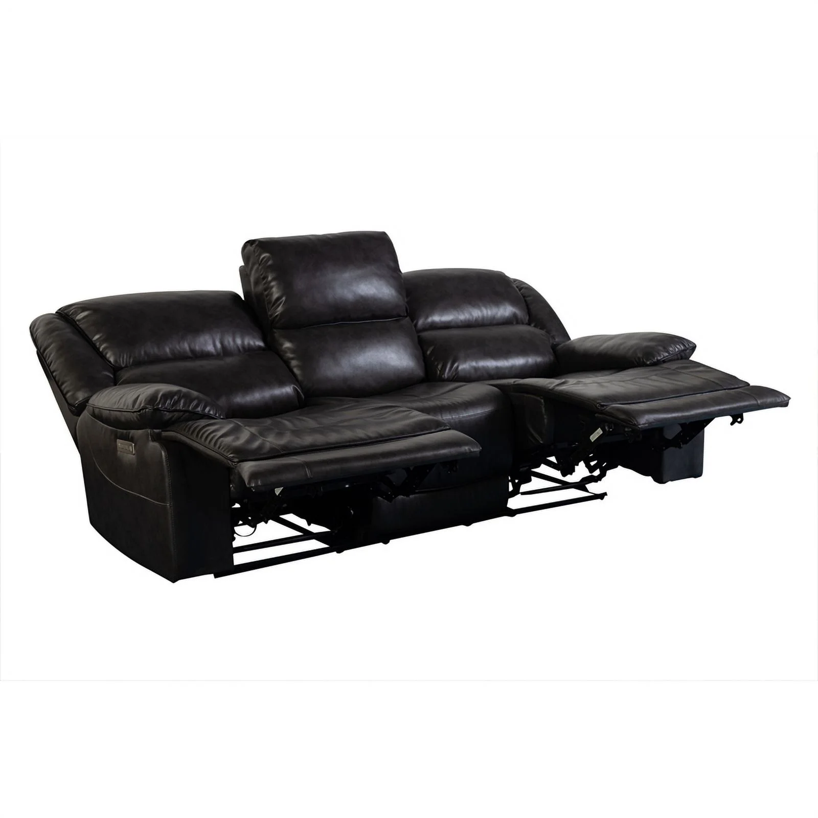 Hawthorne Collections Ennis Reclining Sofa - Black