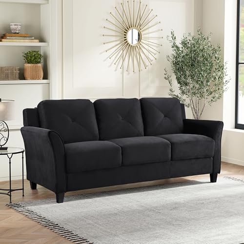 Lifestyle Solutions Harrington Loveseat, Black