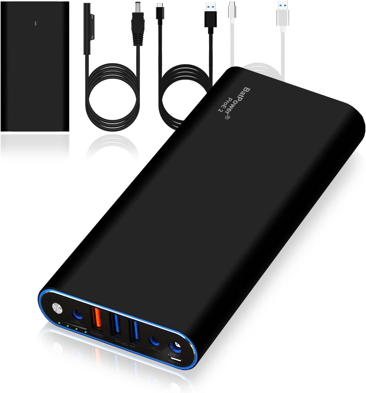 BatPower ProE 2 ES10B 148Wh MS Surface Power Bank for Surface Book 3 2 1 External Battery Surface Laptop 4 3 2 1 Surface Pro X 8 7 6 5 4 3 Go
