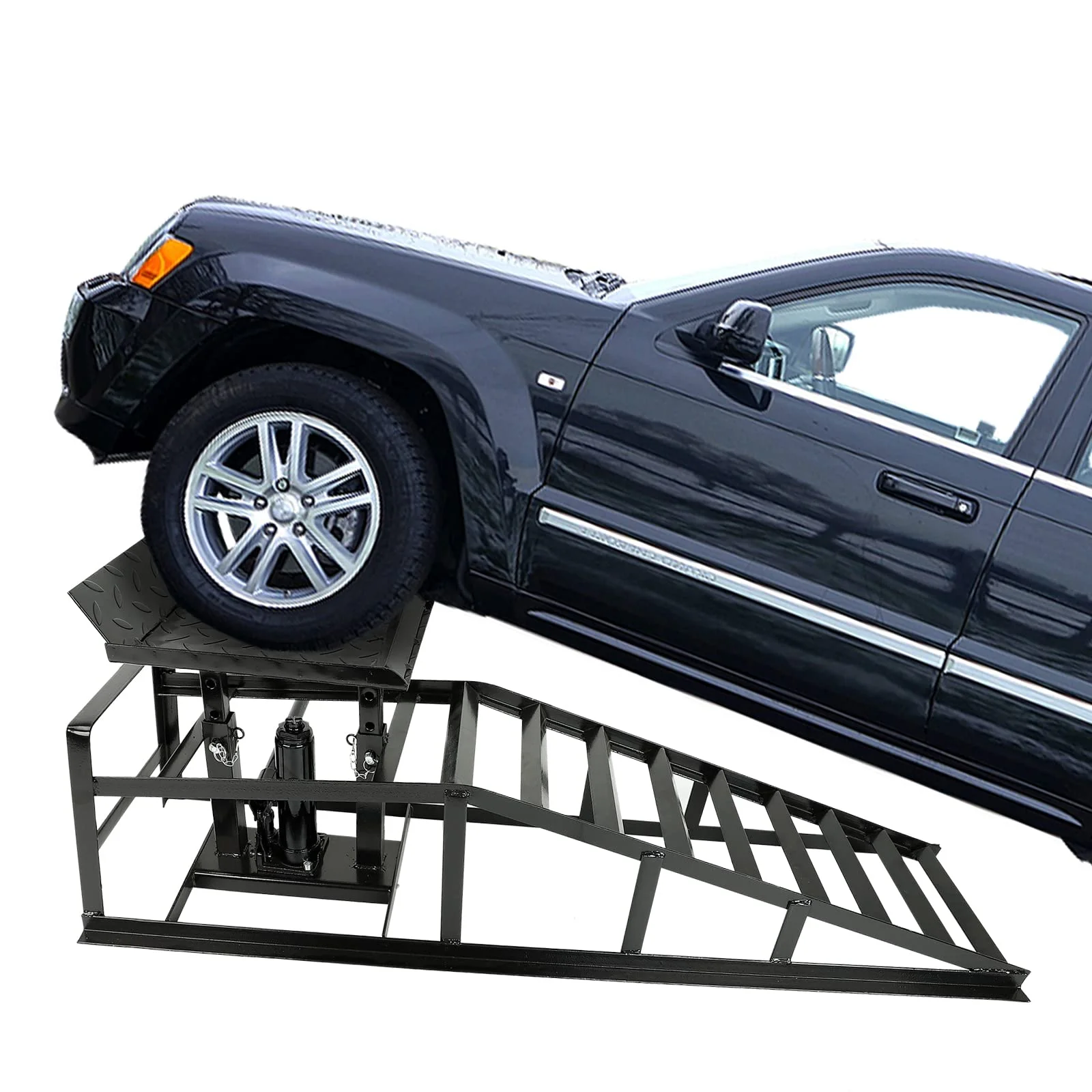 Confote 2 Pack Hydraulic Car Ramps 6600lbs 3T Low Profile Auto Car Truck Vehicle Service Ramps Lift for Garage Car Repair - Radiant Selections