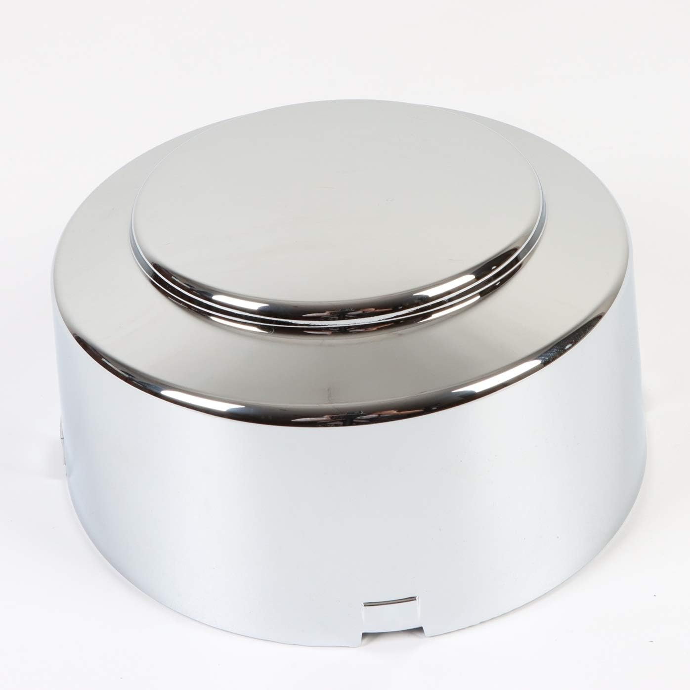 PPCovers Two Pieces New Rear Wheel Chrome Center Cap Replacement for 1999-2004 Ford F350 Super Duty Dually (Dual Rear Wheel) Pack of 2