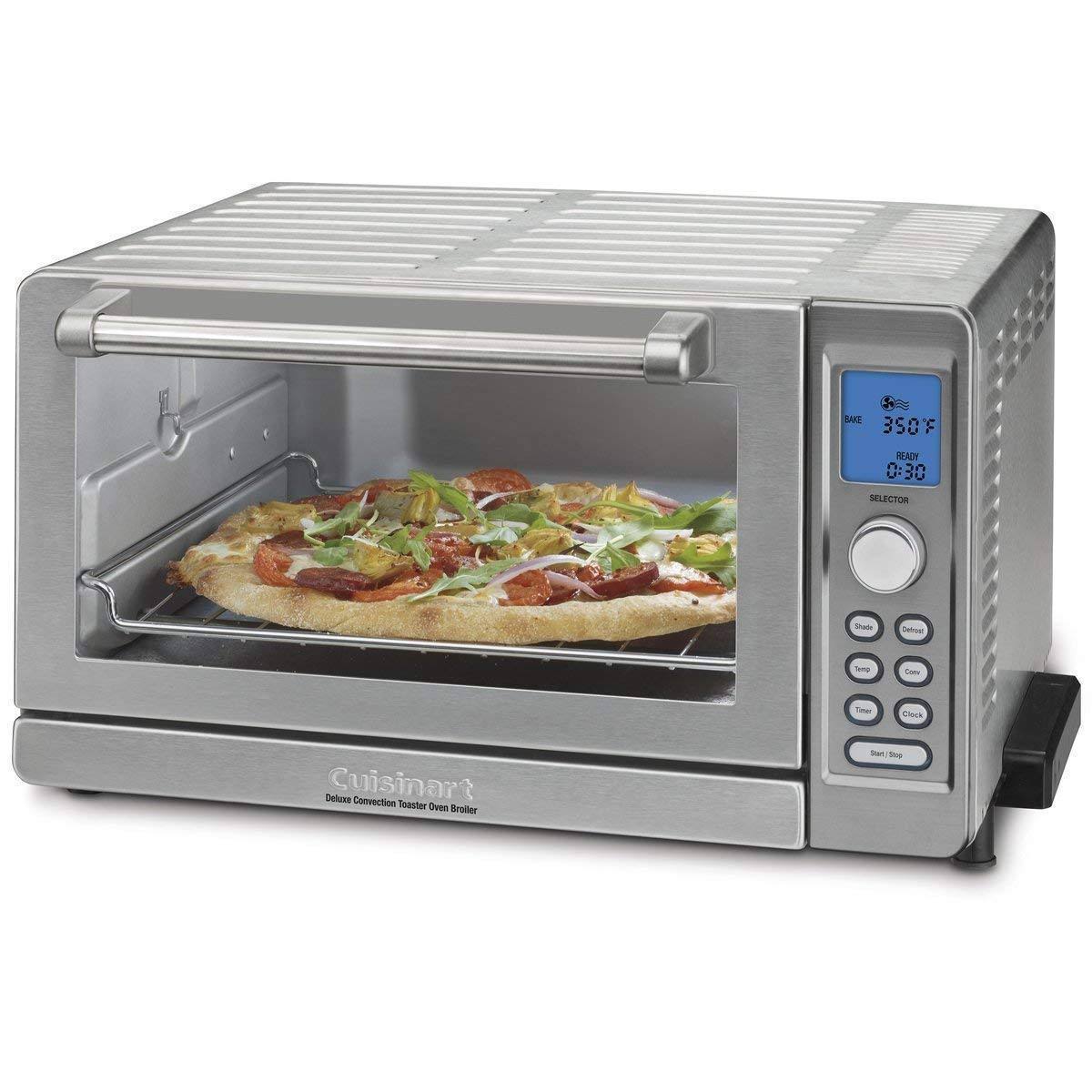 Cuisinart Tob-135 Deluxe Convection Toaster Oven Broiler Brushed Stainless