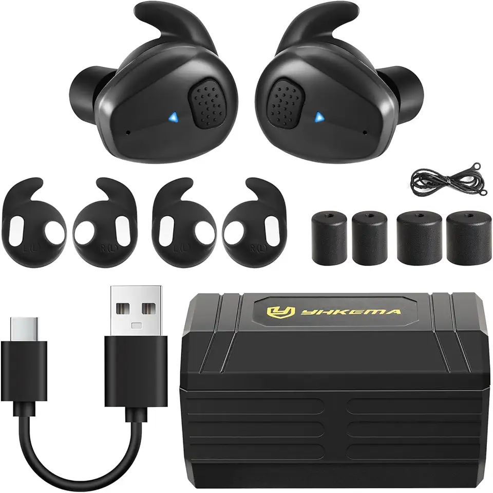 Sponsored Ad - Electronic Shooting Earbuds Silencer 2.0 Bluetooth Ear Hearing Protection, NRR 28dB Earplug with Rechargeable Case