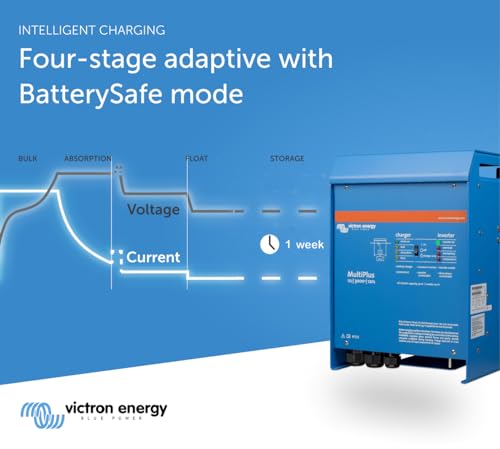 Victron Energy MultiPlus Pure Sine Wave Inverter Charger for 120 amp Battery, 3000VA 12-Volt