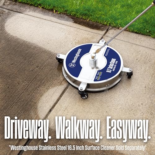 Westinghouse WPX3400 Gas Pressure Washer, 3400 PSI and 2.6 Max GPM, Onboard Soap Tank, Spray Gun and Wand, 5 Nozzle Set