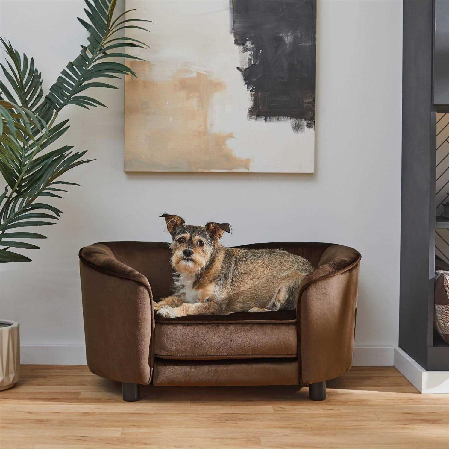 Frisco Loveseat Pet Bed with Removable Cover - Pet Supplies online store