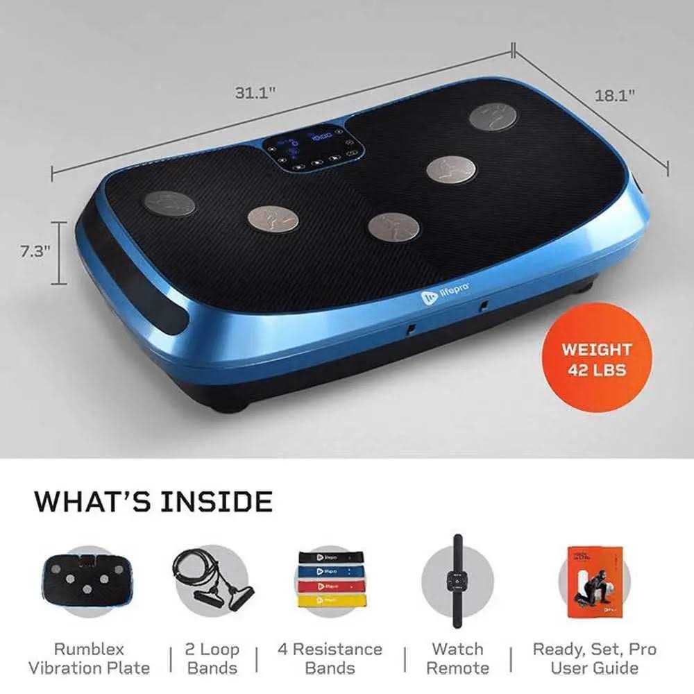 LifePro Rumblex 4D Vibration Plate Exercise Machine - Sports Supplies Online Store