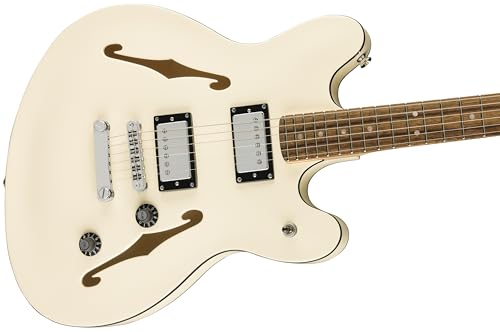 Fender Affinity Series Starcaster Deluxe, Laurel Fingerboard, Olympic White