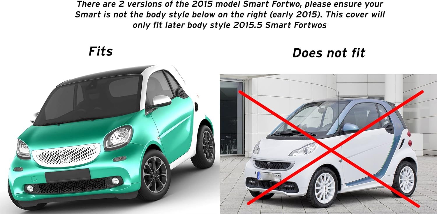 TMB Motorsports Black Retractable Cargo Cover for Smart ForTwo 2016-2018
