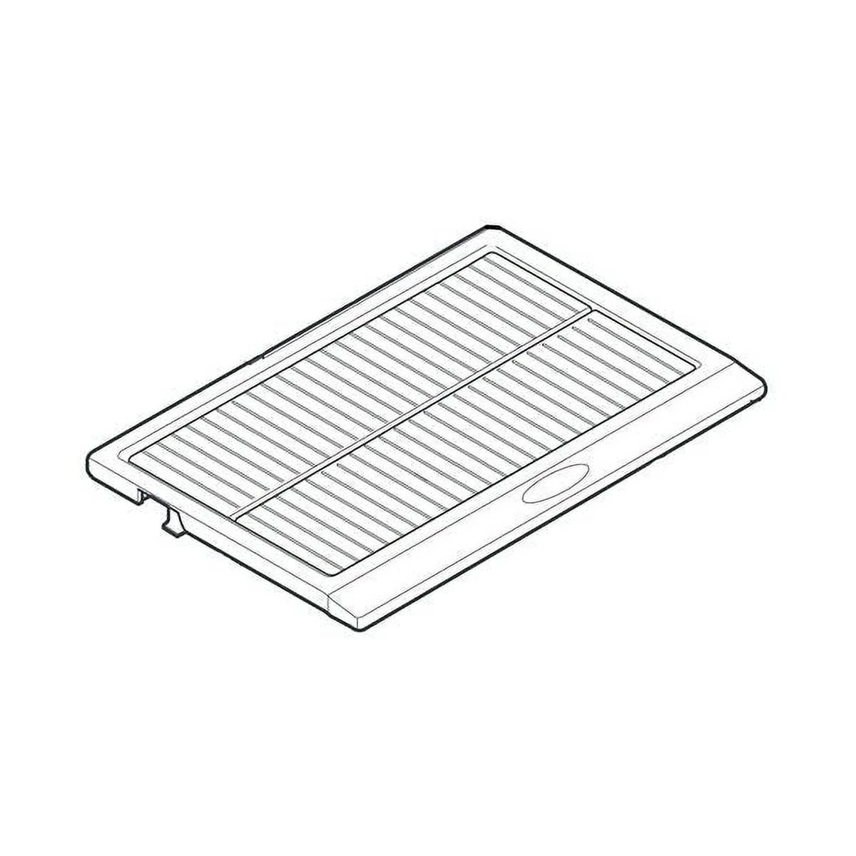 LG APPLIANCES ACQ86486001 REFRIGERATOR CRISPER DRAWER COVER ASSEMBLY - OEM PART