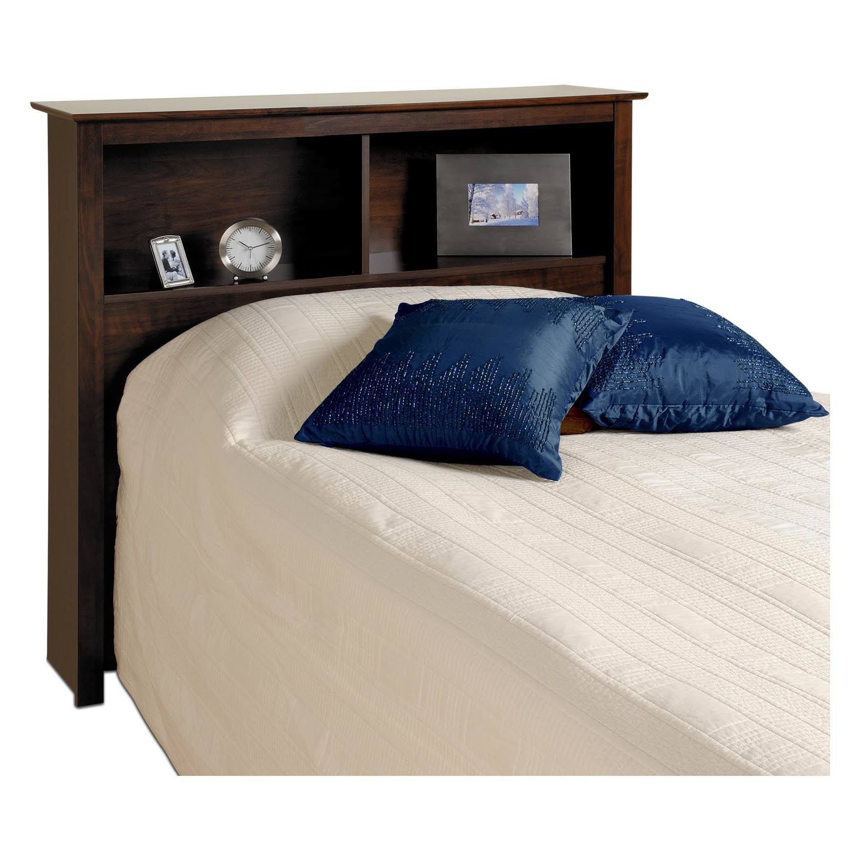 Prepac Espresso Twin Bookcase Headboard
