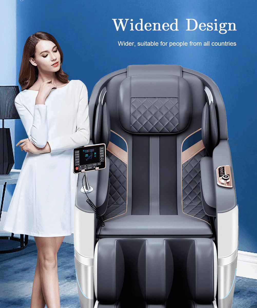 UPGO 2024 4D Massage Chair with Voice Control, 57 SL Track, Quick Access Button