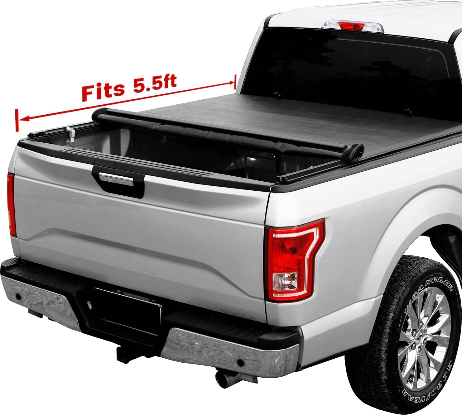 Tonneau Cover Soft Roll Up for Ford F-150 2015-2022