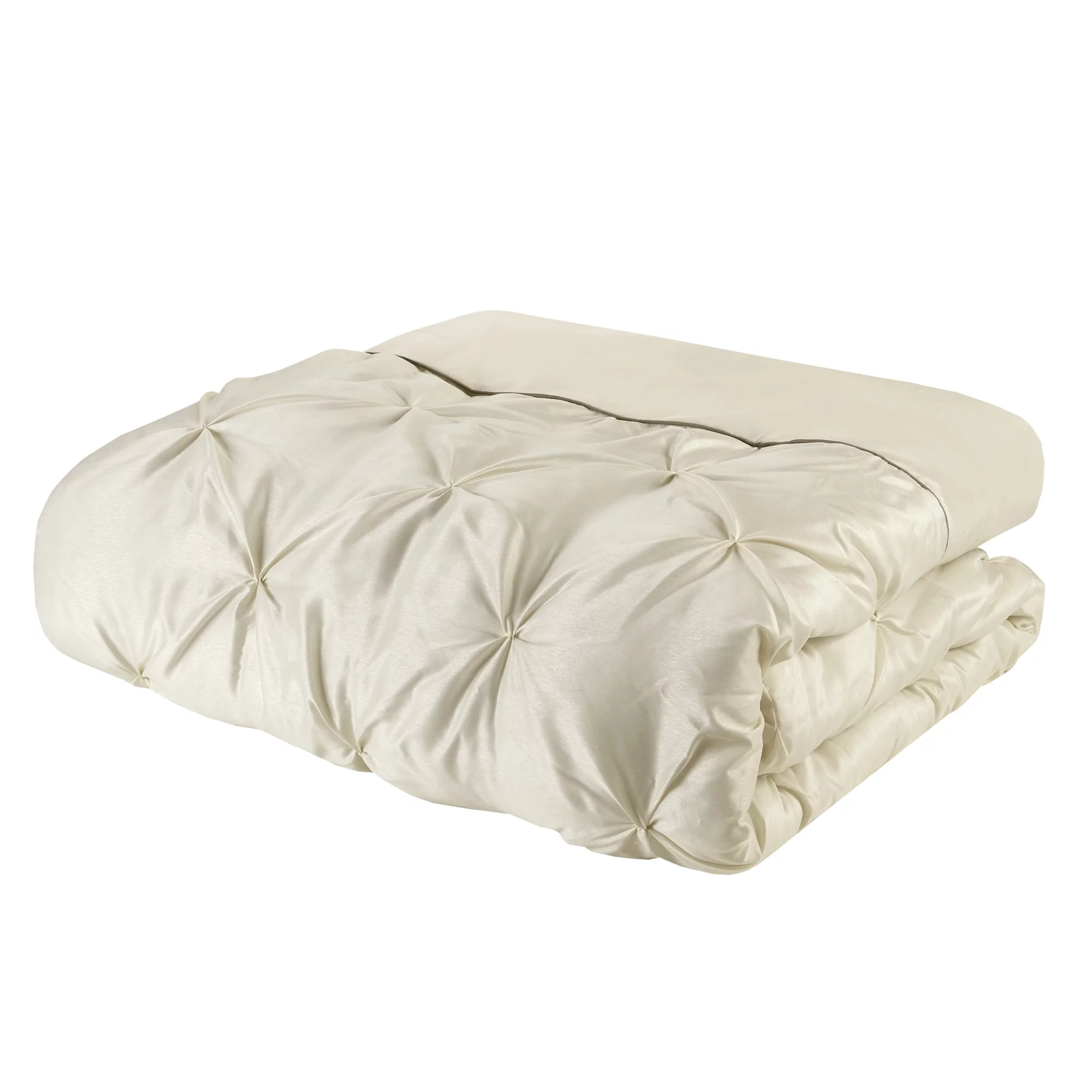 Home Essence Emma 24 Piece Room in a Bag Comforter Set with Sheets, King, Ivory