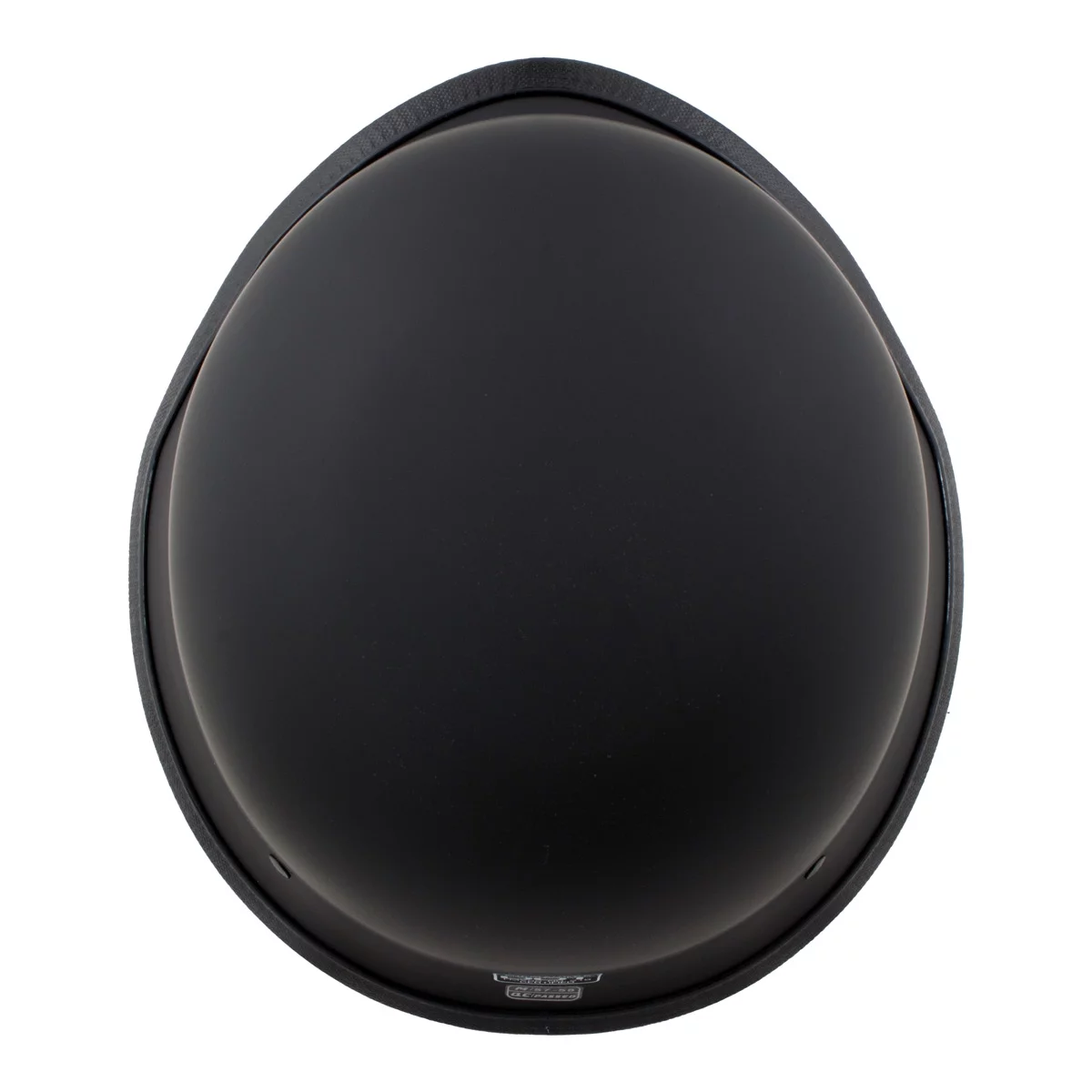 Milwaukee Helmets MPH9740DOT 'Motorrad' DOT German Style Matte Black Half Face Motorcycle Helmet for Men and Women Biker X-Large