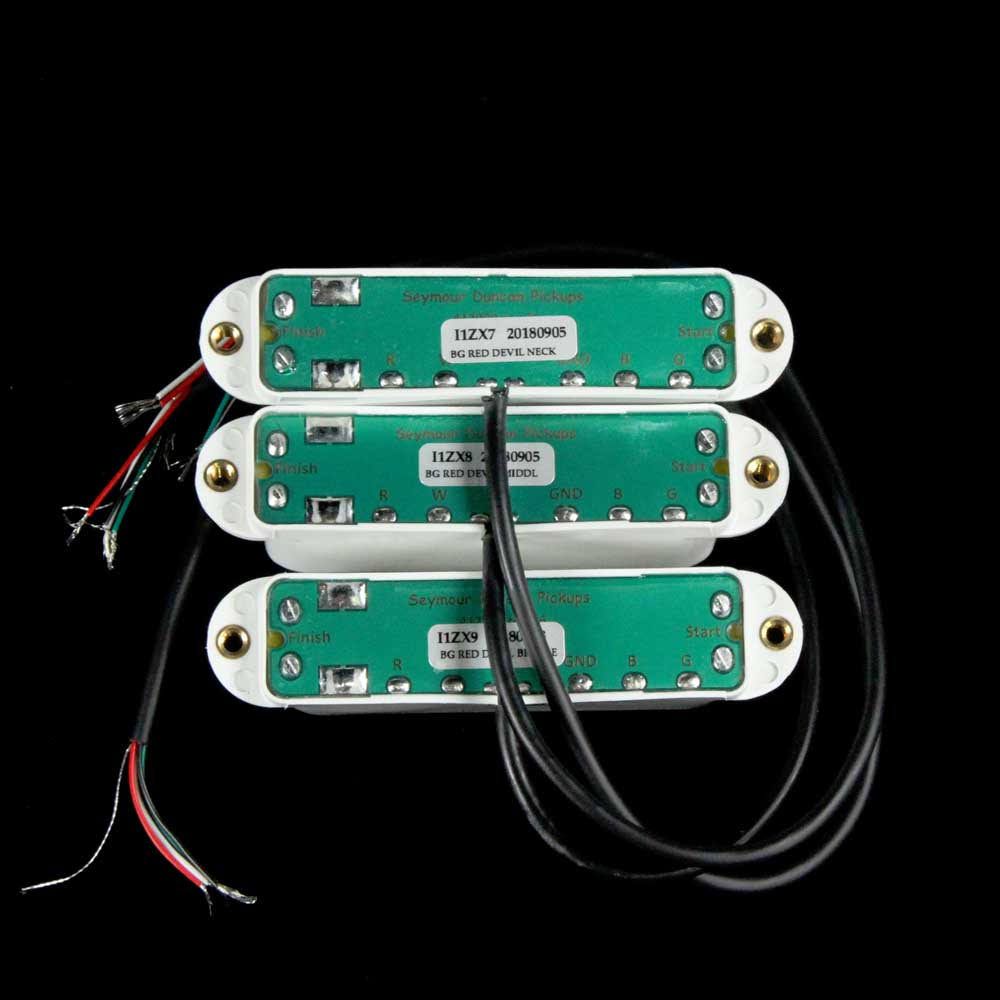 Seymour Duncan Billy Gibbons& Red Devil Pickup Set White