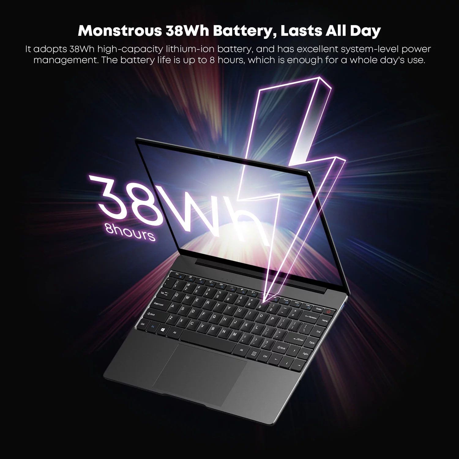 CHUWI GemiBook Pro 14.1" Laptop 512GB SSD 16GB RAM,Windows 11 Bussiness Notebook Computer PC,Backlit Keyboard,Intel Celeron J4125 Processor