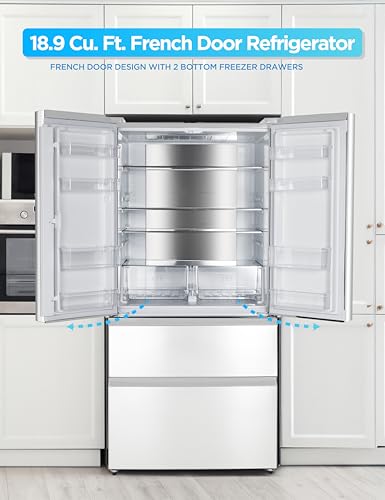 Commercial Cool 11.1 Cu. Ft. Convertible Freezer Refrigerator, Upright Fridge with Glass Shelves, Reversible Door, ENERGY STAR rated, Auto Defrost