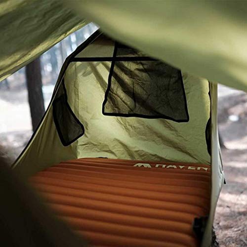 Haven Tents Lay Flat Hammock Tent - Waterproof Tent & Camping Hammock with Mosquito Net - Includes Insulated Pad and Rainfly - Haven Tent, Haven XL
