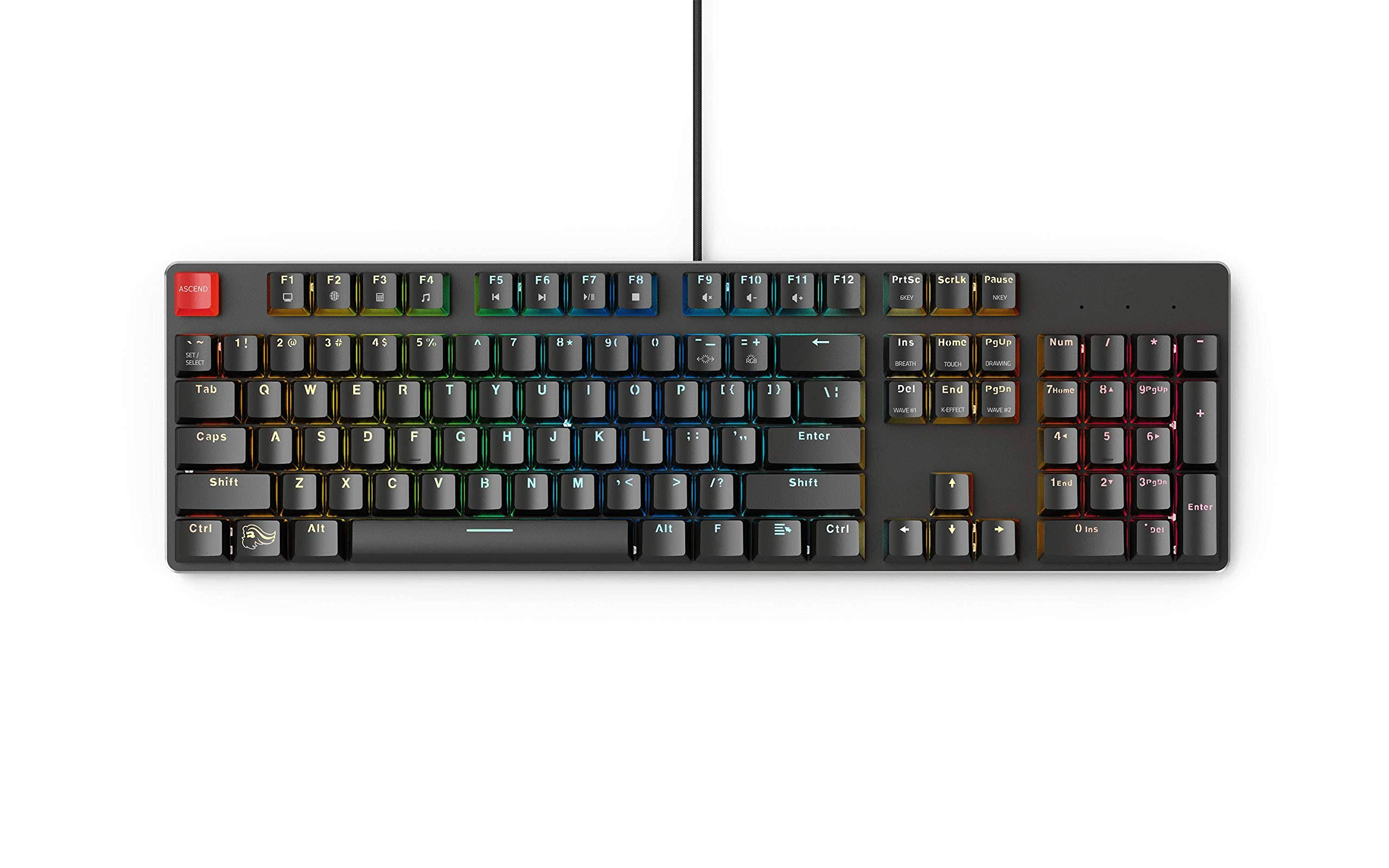 Glorious Modular Mechanical Gaming Keyboard - Full Size (104 Key) -