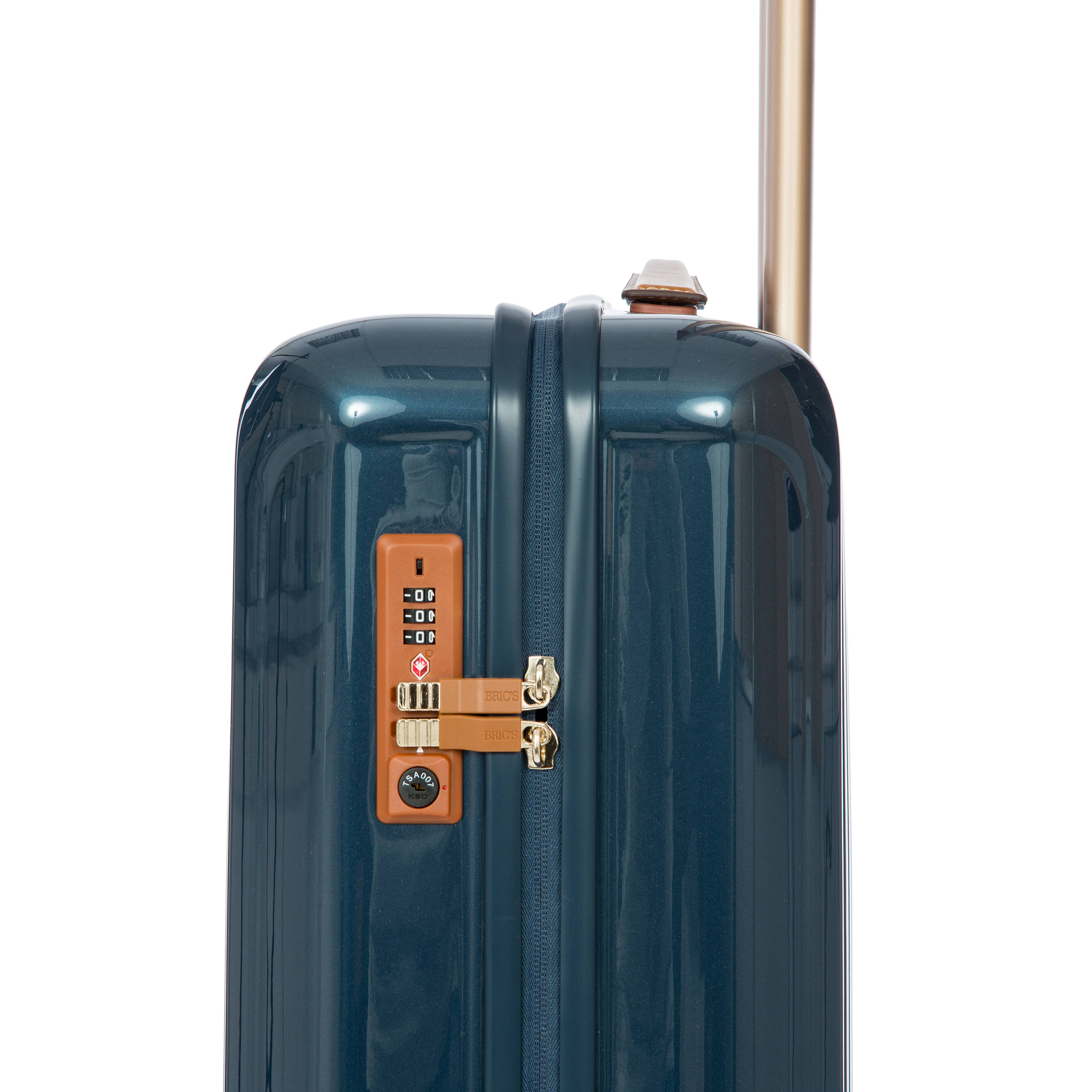 Bric&s Capri 21x22 Carry on Spinner Night Blue