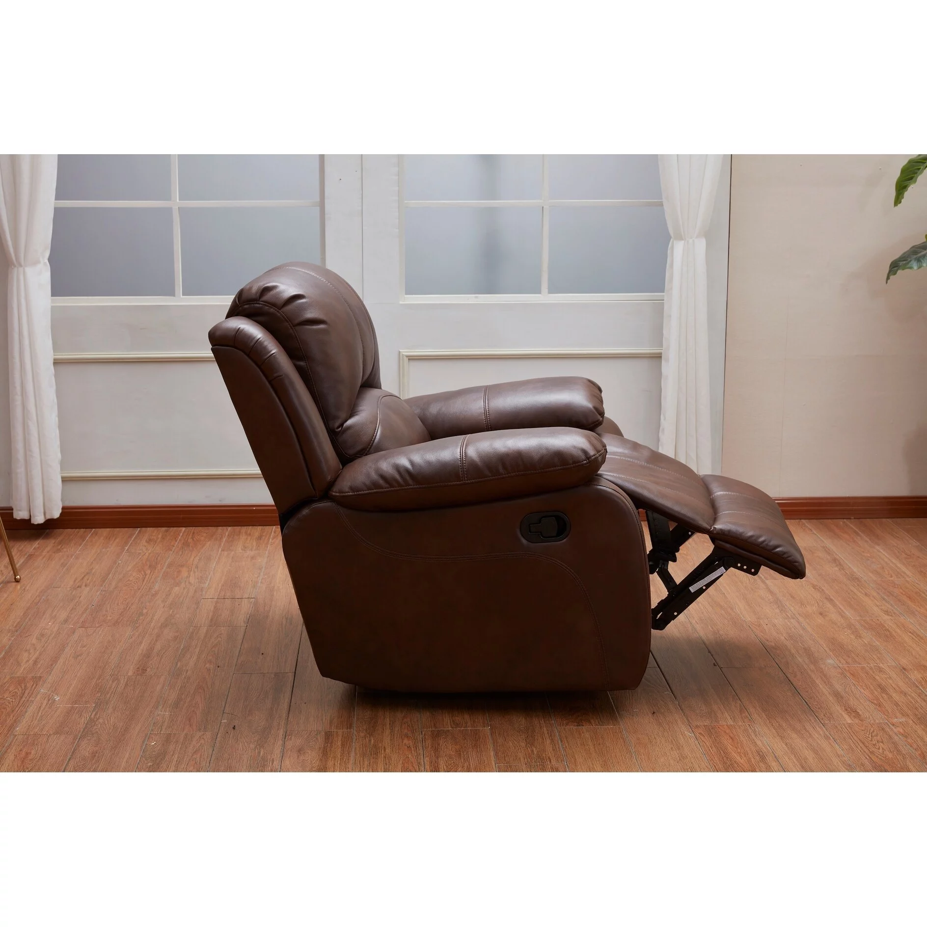 Betsy Furniture Bonded Leather Reclining Sofa Living Room Loveseat