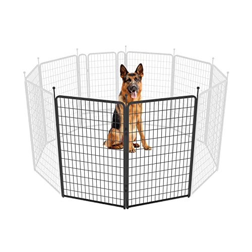 FXW Rollick Dog Playpen for Yard, RV Camping, 32 inch 16 Panels for Small and Medium Dogs│Patented