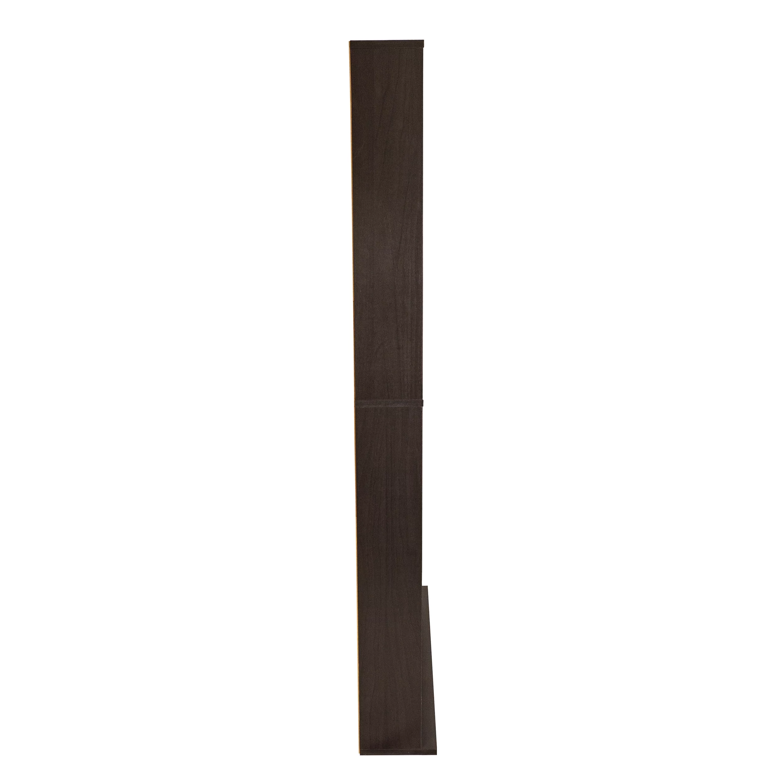 Atlantic 37x60 Oskar Adjustable Wood Media Storage Shelf Bookcase, Espresso