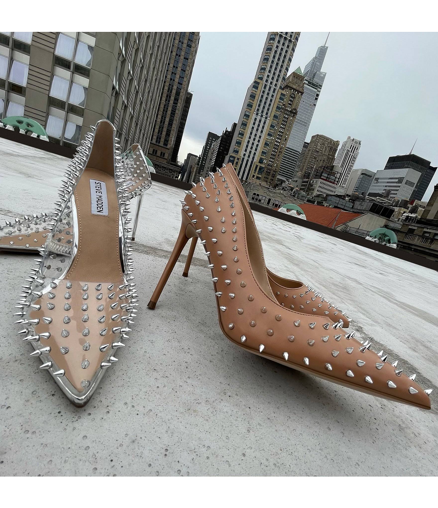 Steve Madden Vala-s Studded Stiletto Pumps - 7m