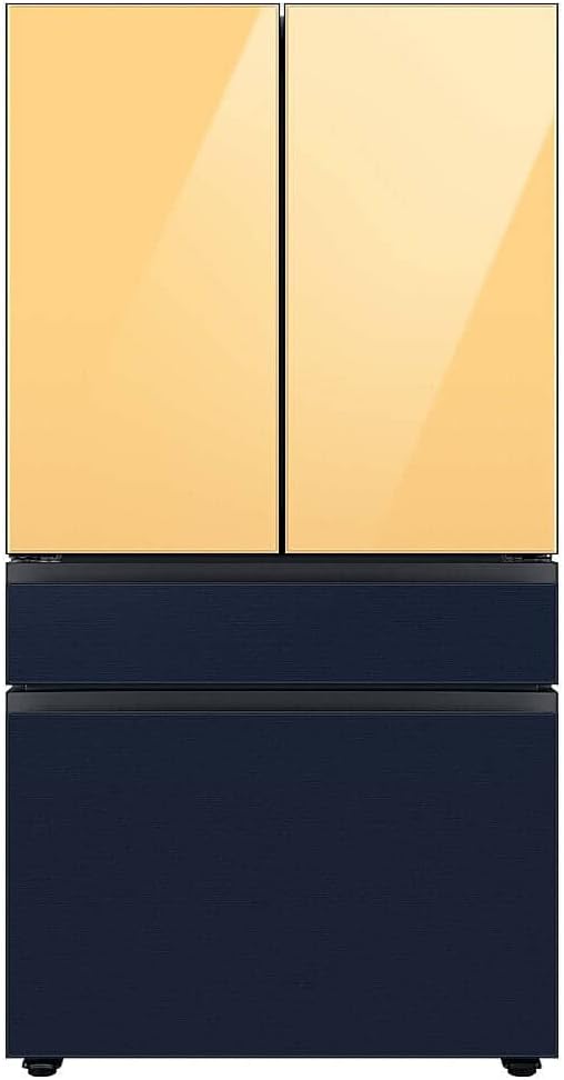 SAMSUNG RAF36DB4QN Bespoke 4-Door French Door Refrigerator Panel in Navy Steel - Bottom Panel