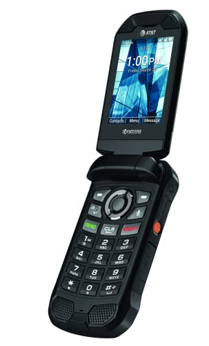 KYOCERA New E4830 DuraXE Epic AT&T/Unlocked/Consumer Cellular/T-Mobile World Phone 16GB Rugged 4G LTE Black (2 Year Kyocera Warranty) Kosher NO