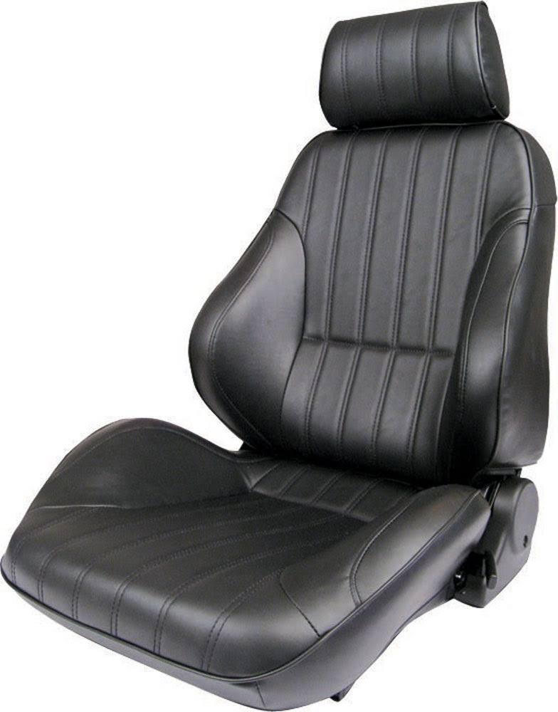 Procar by Scat 80-1000-51r Rally Series 1000 Black Vinyl Right Recliner Seat