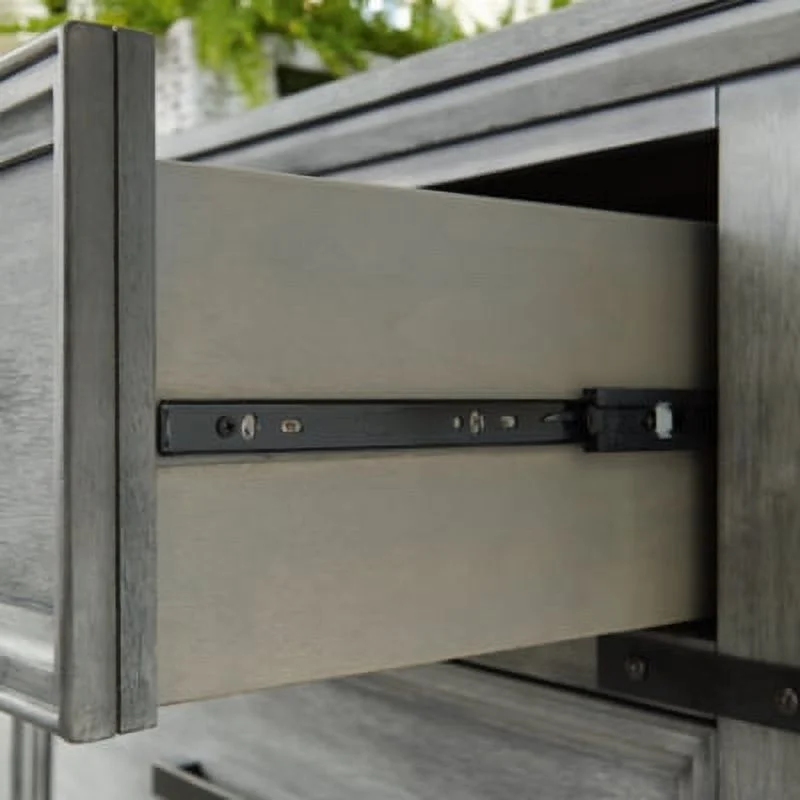 Signature Design by Ashley Russelyn 2 Drawer Nightstand, Gray