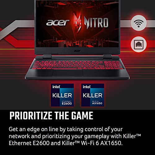 Acer Nitro V Gaming Laptop | Intel Core i5-13420H Processor | NVIDIA GeForce RTX 2050 Laptop GPU | 15.6" FHD IPS 144Hz Display | 8GB DDR5 | 512GB Gen
