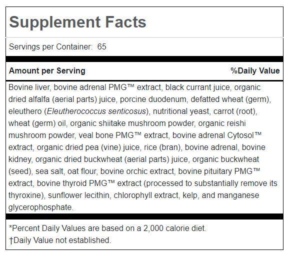 Standard Process Canine Adrenal Support 100 Grams