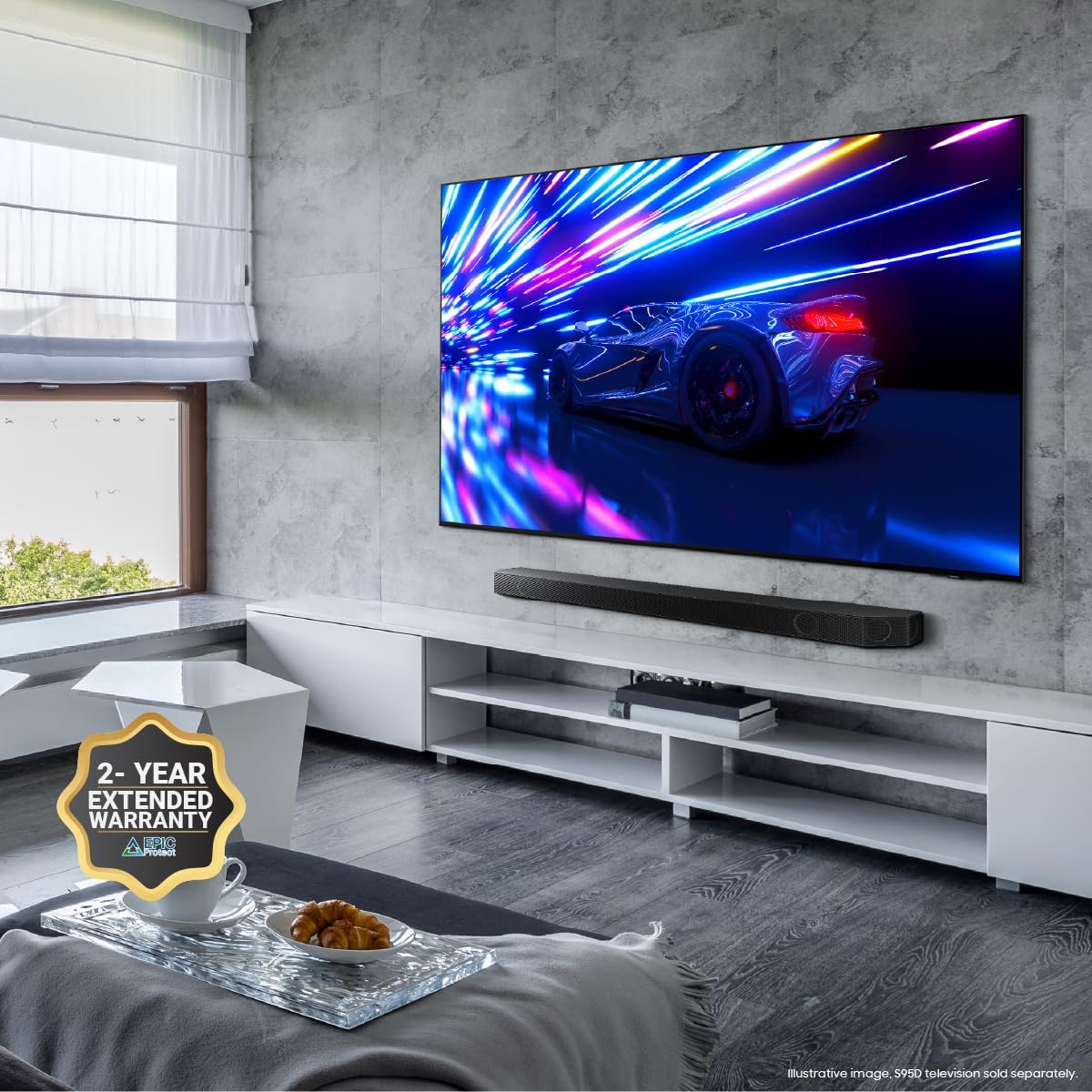 SAMSUNG Q990D 11.1.4ch Soundbar w/Wireless Dolby Atmos Audio