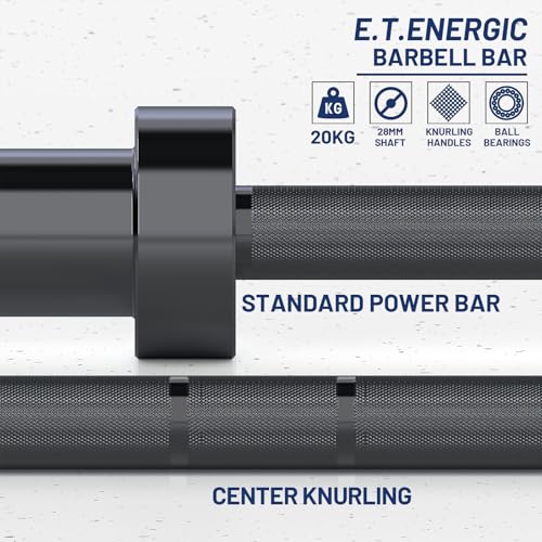 7ft Olympic Barbell 40LB Bar Load 700lbs Capacity Available Men's Barbell with Hard Chrome Sleeves for 2" Olympic Plates
